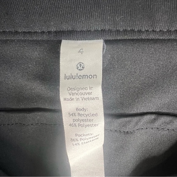 Lululemon Ca 35801 Rn 106259 Compression Pant Leggings Black Womens Sz 4 Golf - Picture 4 of 9